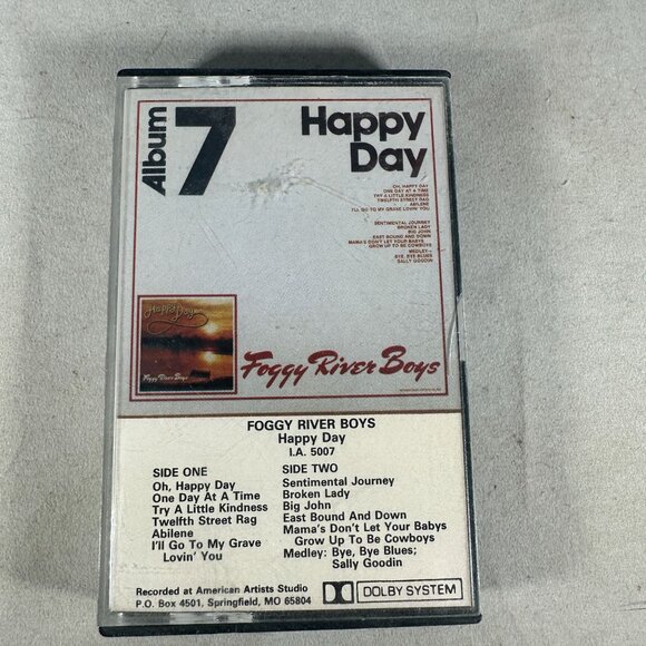 Foggy River Boys Happy Day Album 7 Cassette Tape International Artists 5007 - Picture 1 of 4